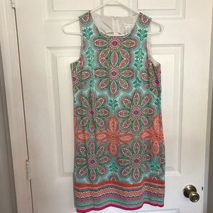 London Times Colorful Dress